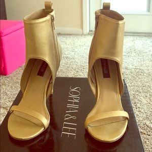 Sophia & Lee open toe heels